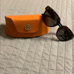 Tortoise Tory Burch sunglasses